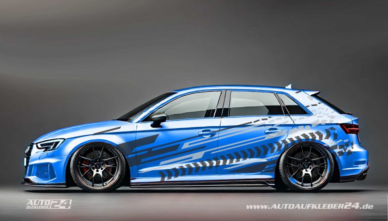 Geometrie Design 067 - Autoaufkleber Set – Bild 5