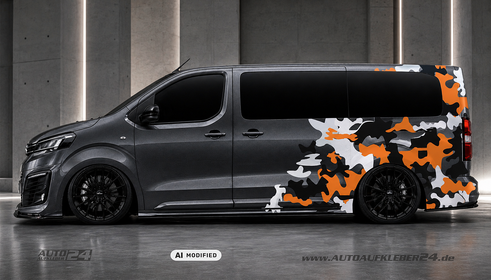 Camouflage Classic Design- Autoaufkleber Set – Bild 7