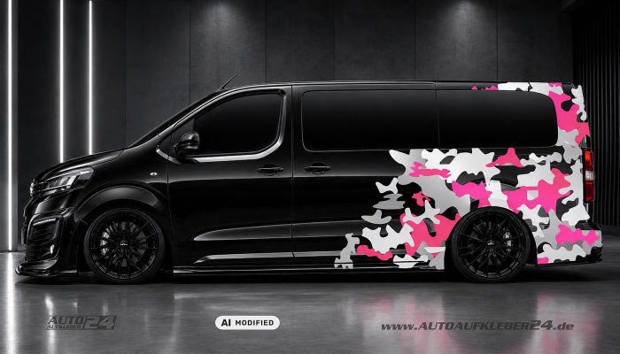 Camouflage Classic Design- Autoaufkleber Set – Bild 8