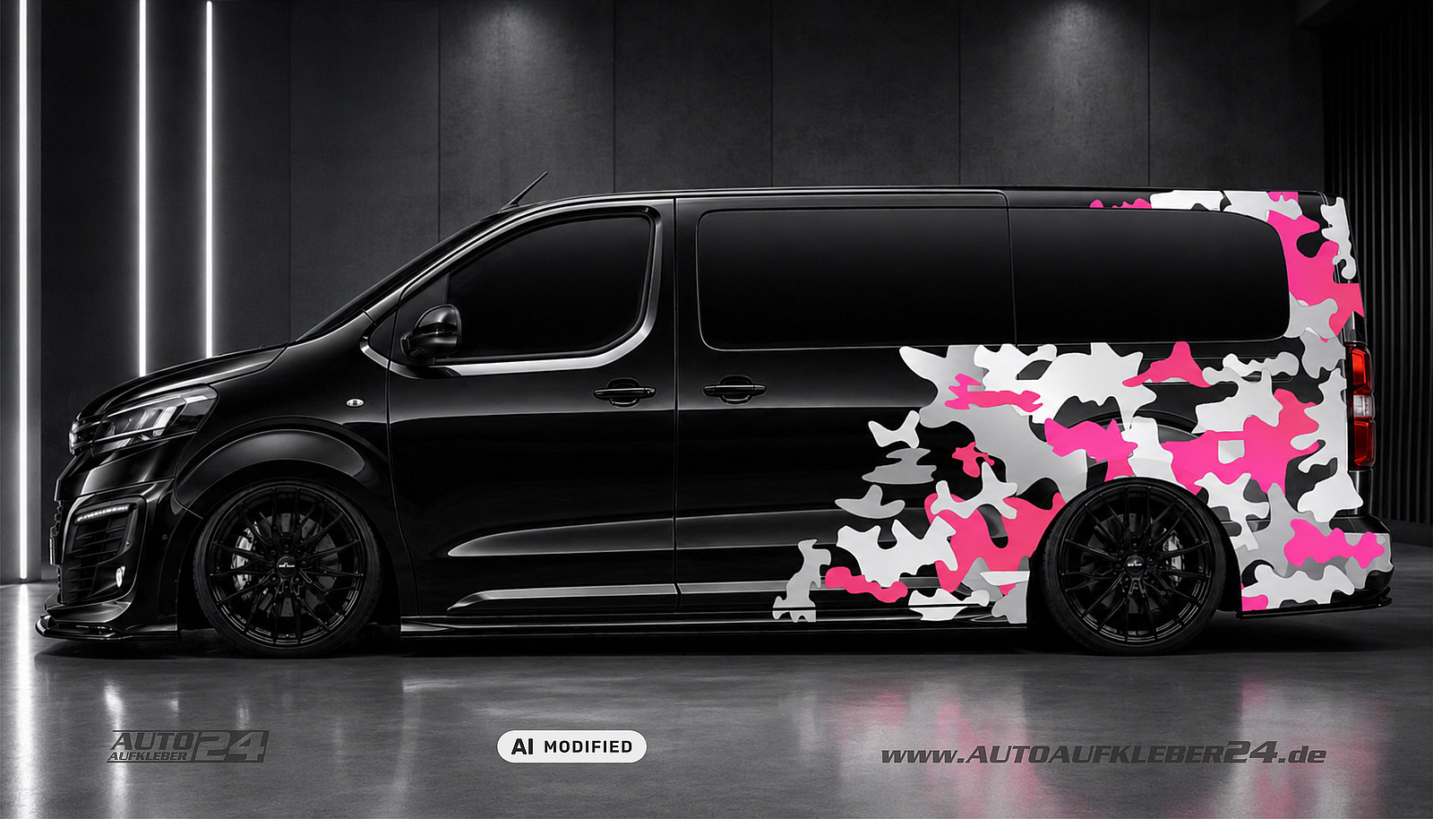 Camouflage Classic Design- Autoaufkleber Set – Bild 8