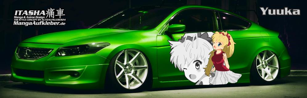 Anime Amagi brillante Park Karosserie Aufkleber Anime Itasha Auto