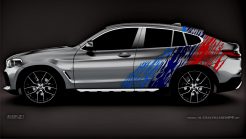 BMW X4 Autoaufkleber Carwrapfolie