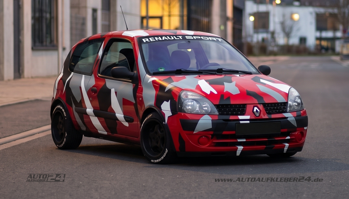 Camouflage Classic Design- Autoaufkleber Set