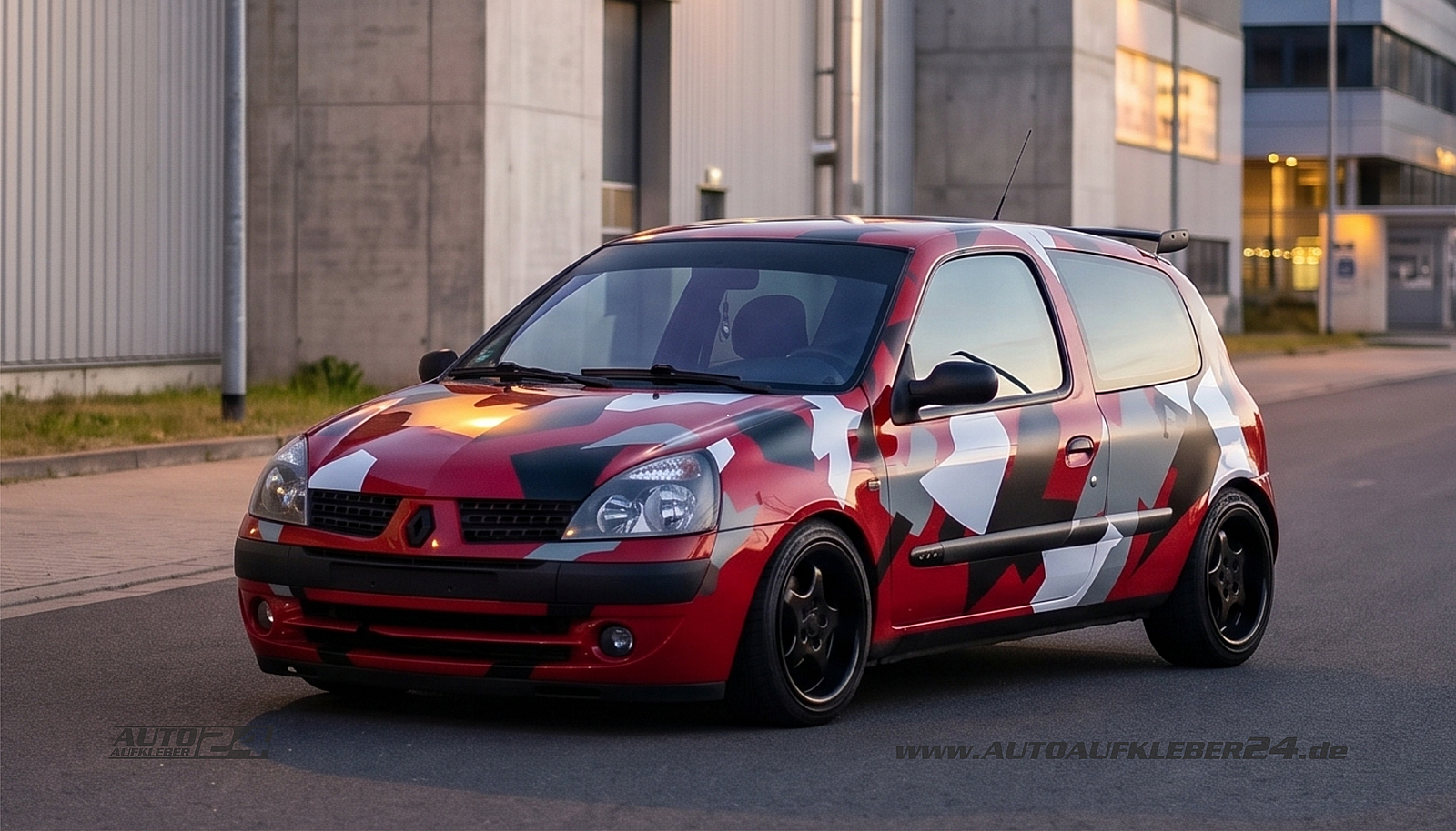 Camouflage Classic Design- Autoaufkleber Set – Bild 3
