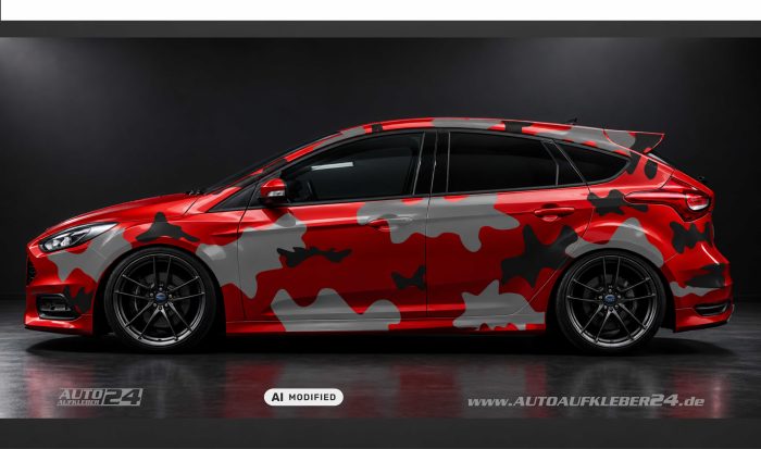 Camouflage Classic Design- Autoaufkleber Set – Bild 15