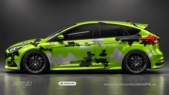 Camouflage Classic Design- Autoaufkleber Set – Bild 16