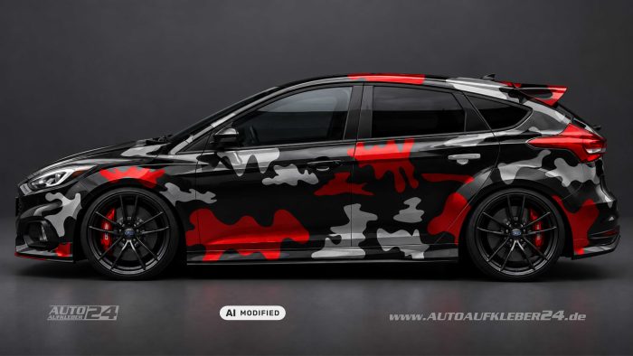 Camouflage Classic Design- Autoaufkleber Set – Bild 12