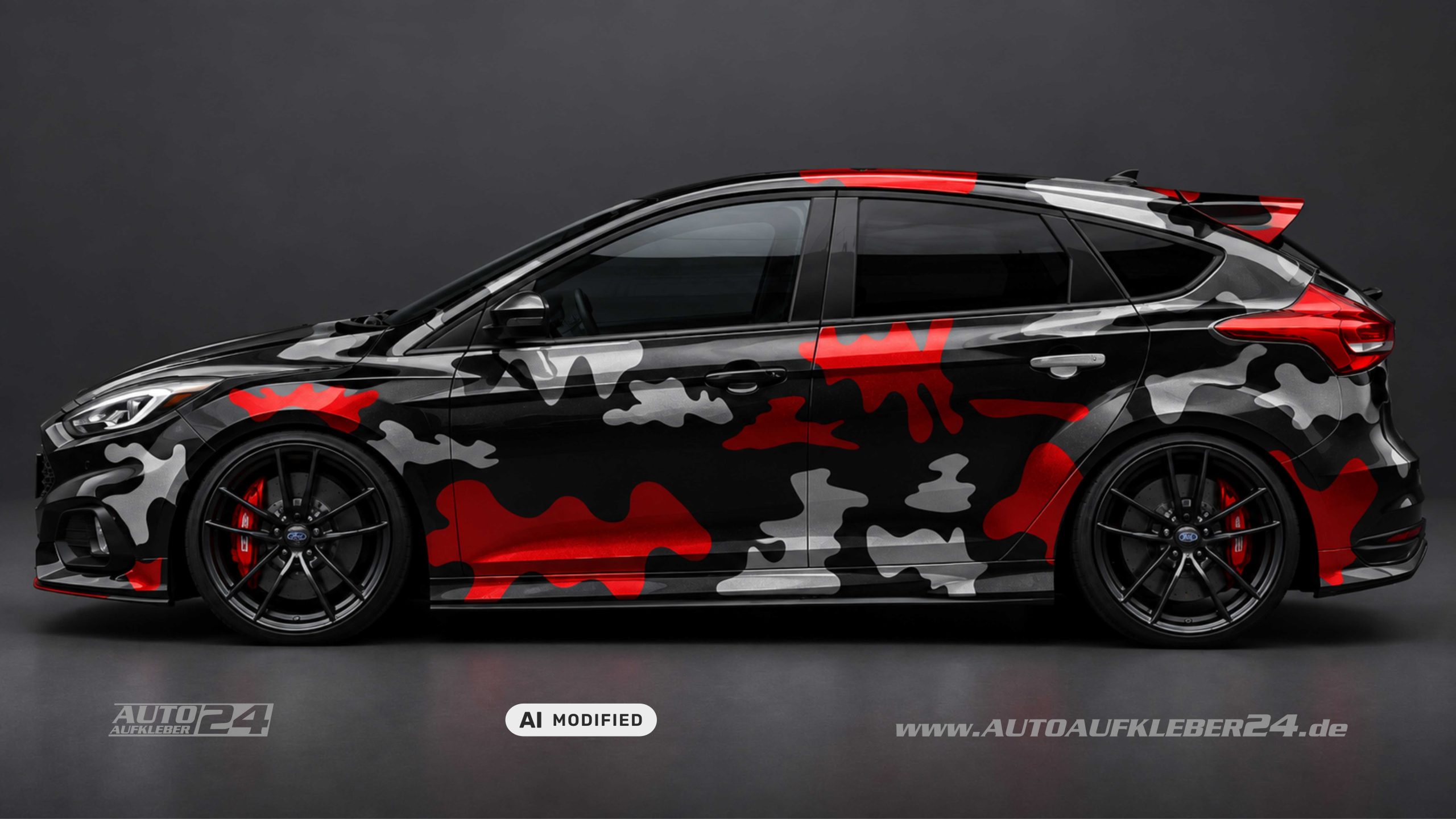 Camouflage Classic Design- Autoaufkleber Set – Bild 12