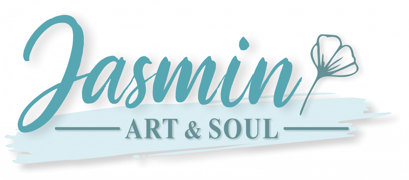 Logo von Jasmin Art & Soul – abstrakte Acrylmalerei und Kunst