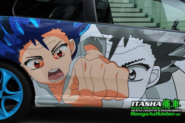 itasha - Mangaaufkleber, Manga Car Wrap Folien, Manga Designs, Autoaufkleber