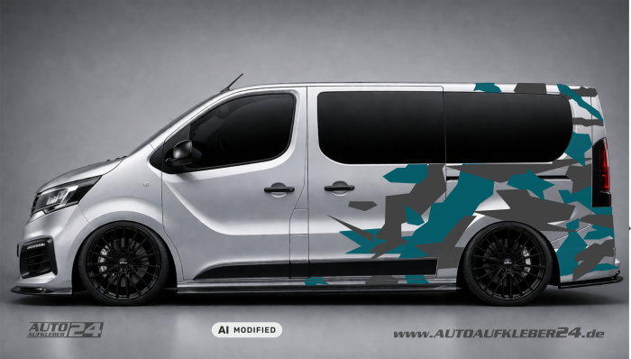 Camouflage Stealth Fighter - Autoaufkleber Set – Bild 5