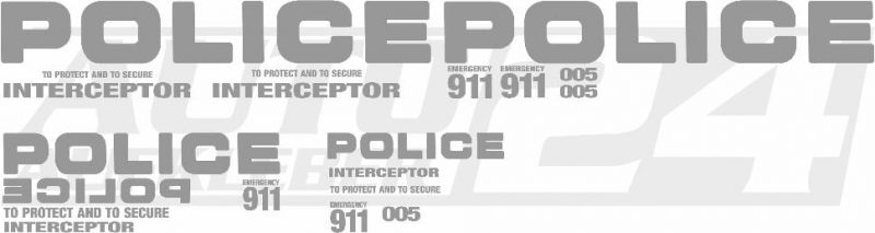 Police car wrap, Police Aufkleber, Police Design, Autoaufkleber, Sticker