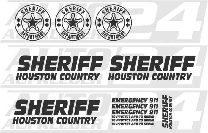 Sheriff HC car design - Autoaufkleber Set — Autoaufkleber 24 - carstyling  and more