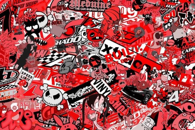 Stickerbomb Car Wrap Folie — Autoaufkleber 24 - carstyling and more