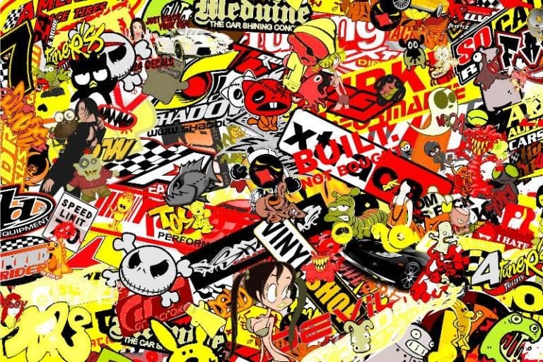 AutoStyle Stickerbomb Folie Graffiti design 1 zwart/wit Rol 60x200cm zelfklevend kopen? ✓ Snel geleverd